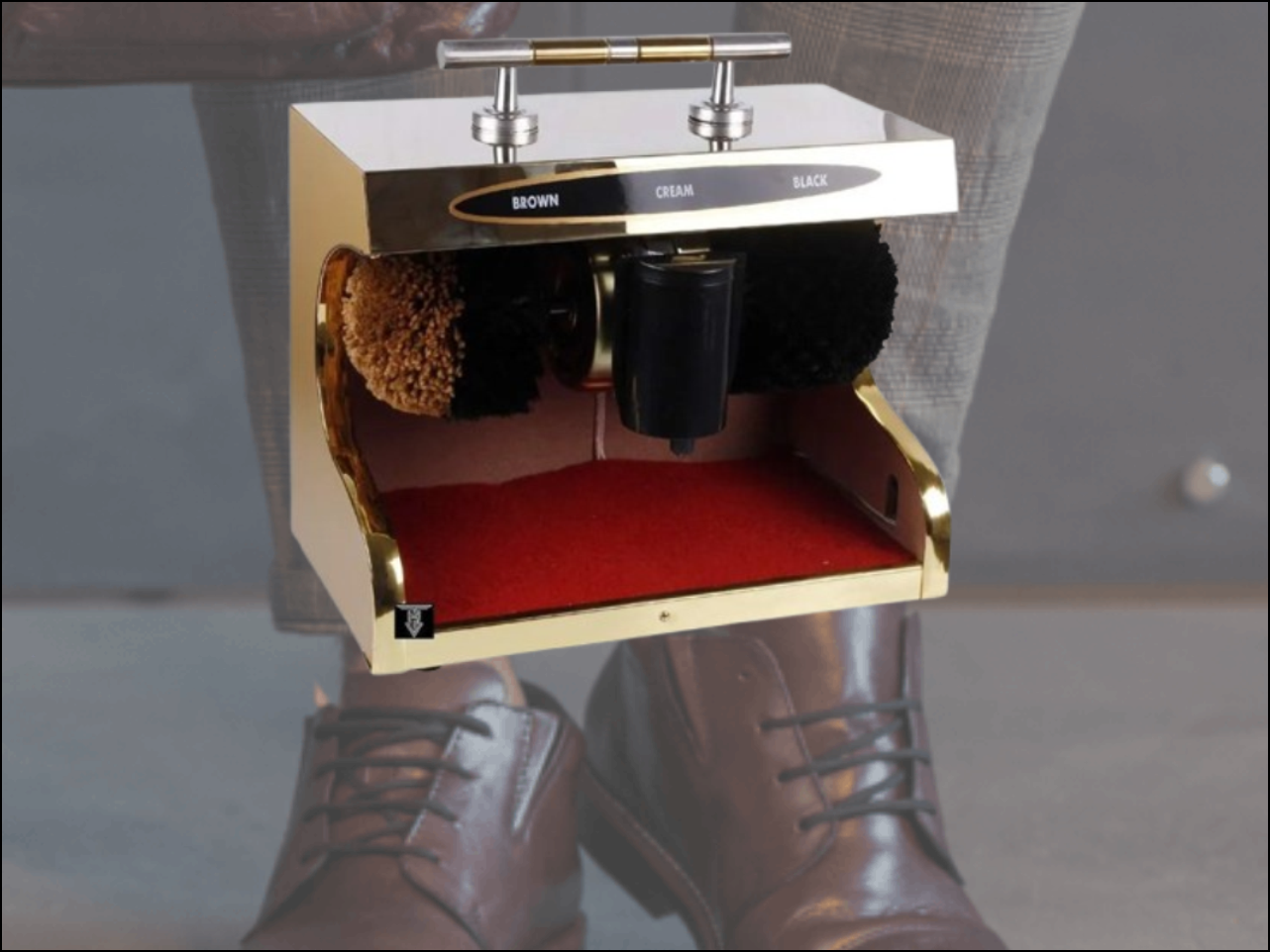 Automatic Shoe Shining Machine